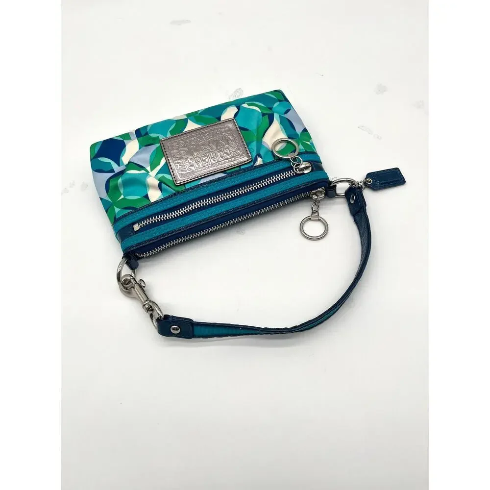 COACH Vintage Poppy Kaleidoscope Mini Bag, Blue